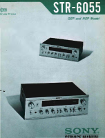 Sony str-6055 - Service Manual 